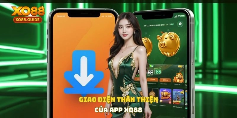 Giao diện thân thiện của app XO88